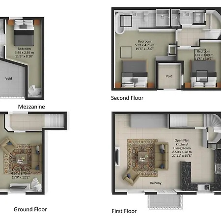 公寓 Converted Factory Loft